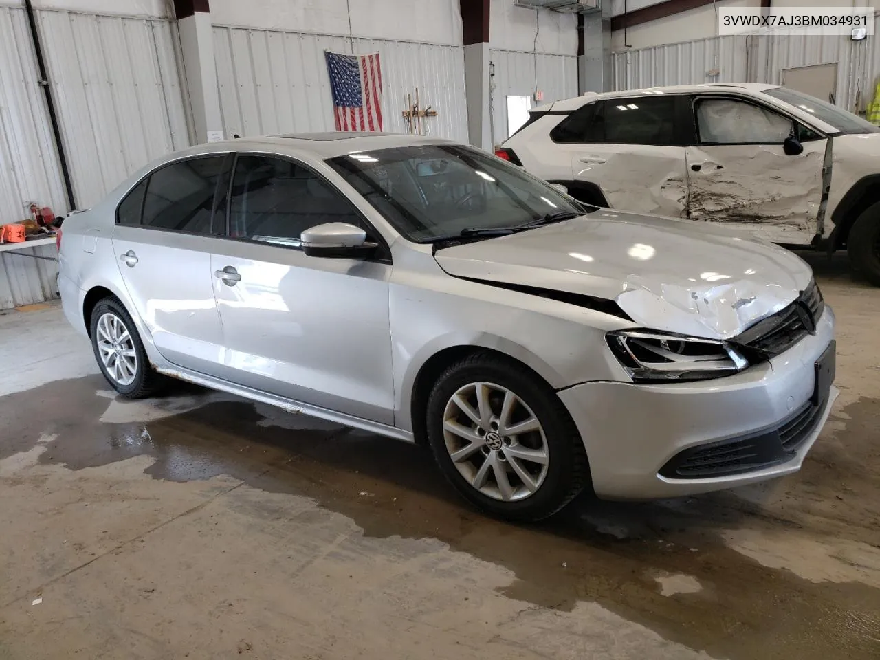 3VWDX7AJ3BM034931 2011 Volkswagen Jetta Se