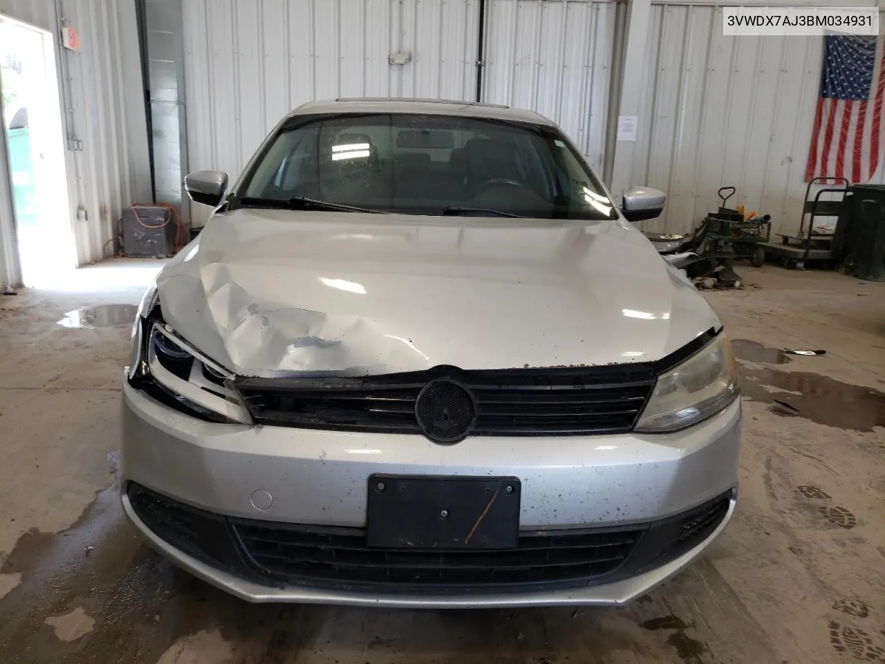 2011 Volkswagen Jetta Se VIN: 3VWDX7AJ3BM034931 Lot: 70623114