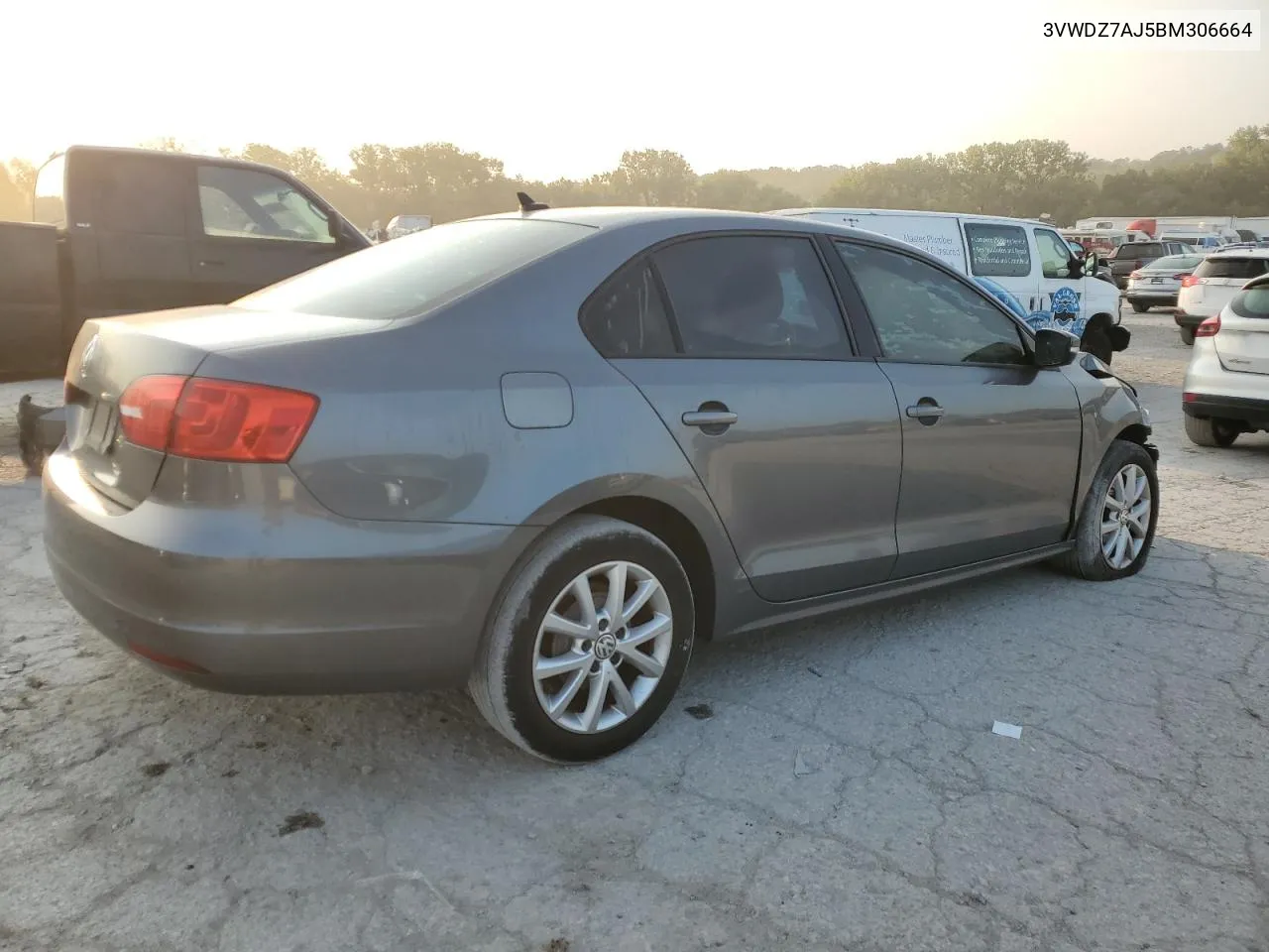 2011 Volkswagen Jetta Se VIN: 3VWDZ7AJ5BM306664 Lot: 71269794