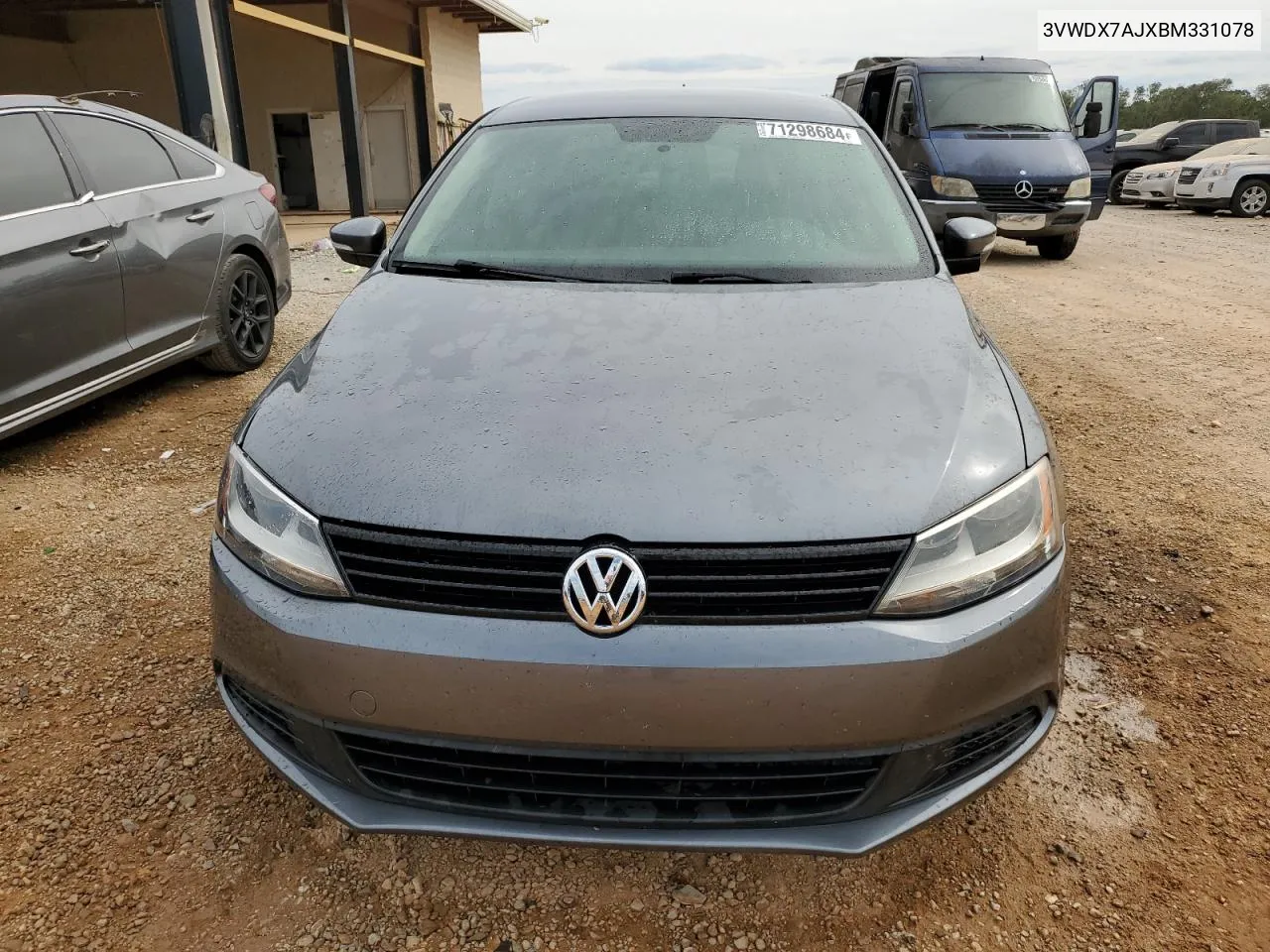 2011 Volkswagen Jetta Se VIN: 3VWDX7AJXBM331078 Lot: 71298684