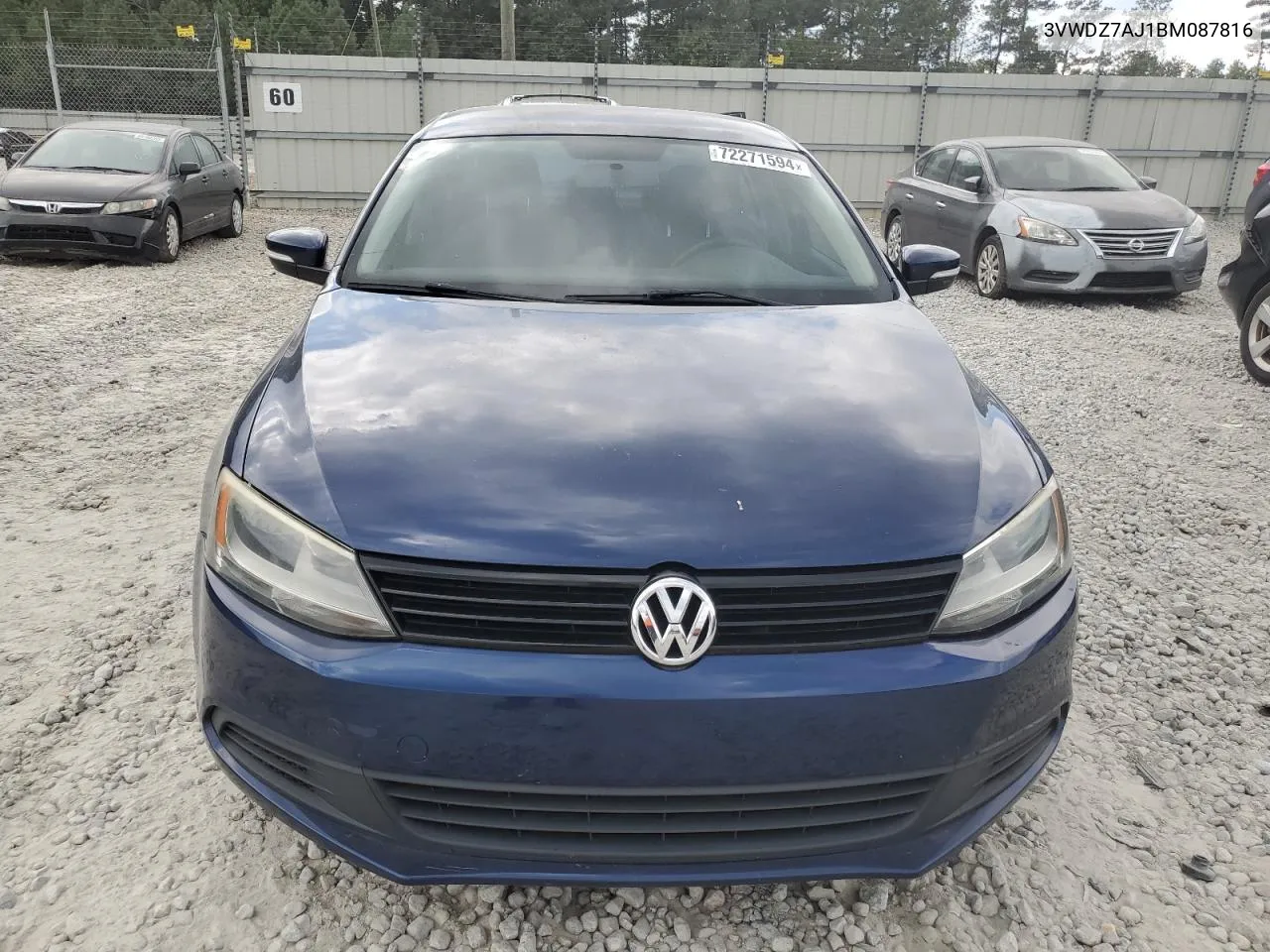 3VWDZ7AJ1BM087816 2011 Volkswagen Jetta Se