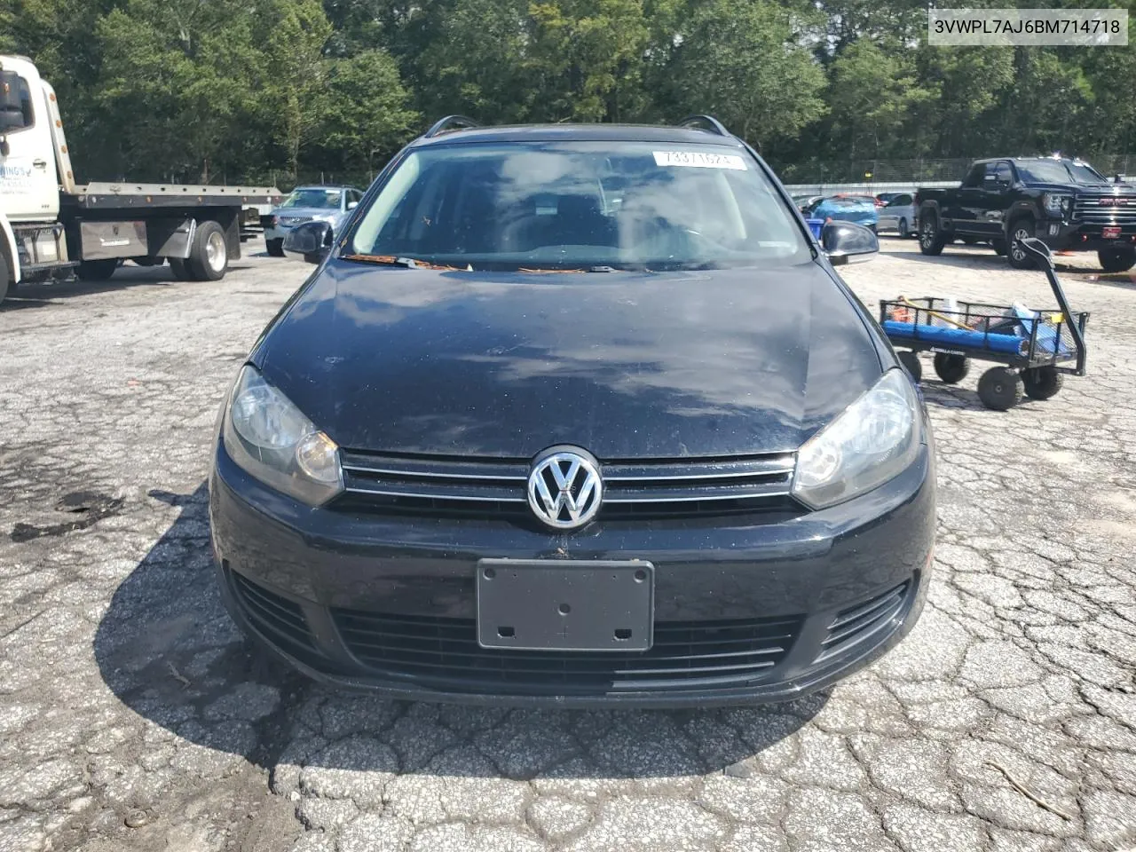 2011 Volkswagen Jetta Tdi VIN: 3VWPL7AJ6BM714718 Lot: 73371624