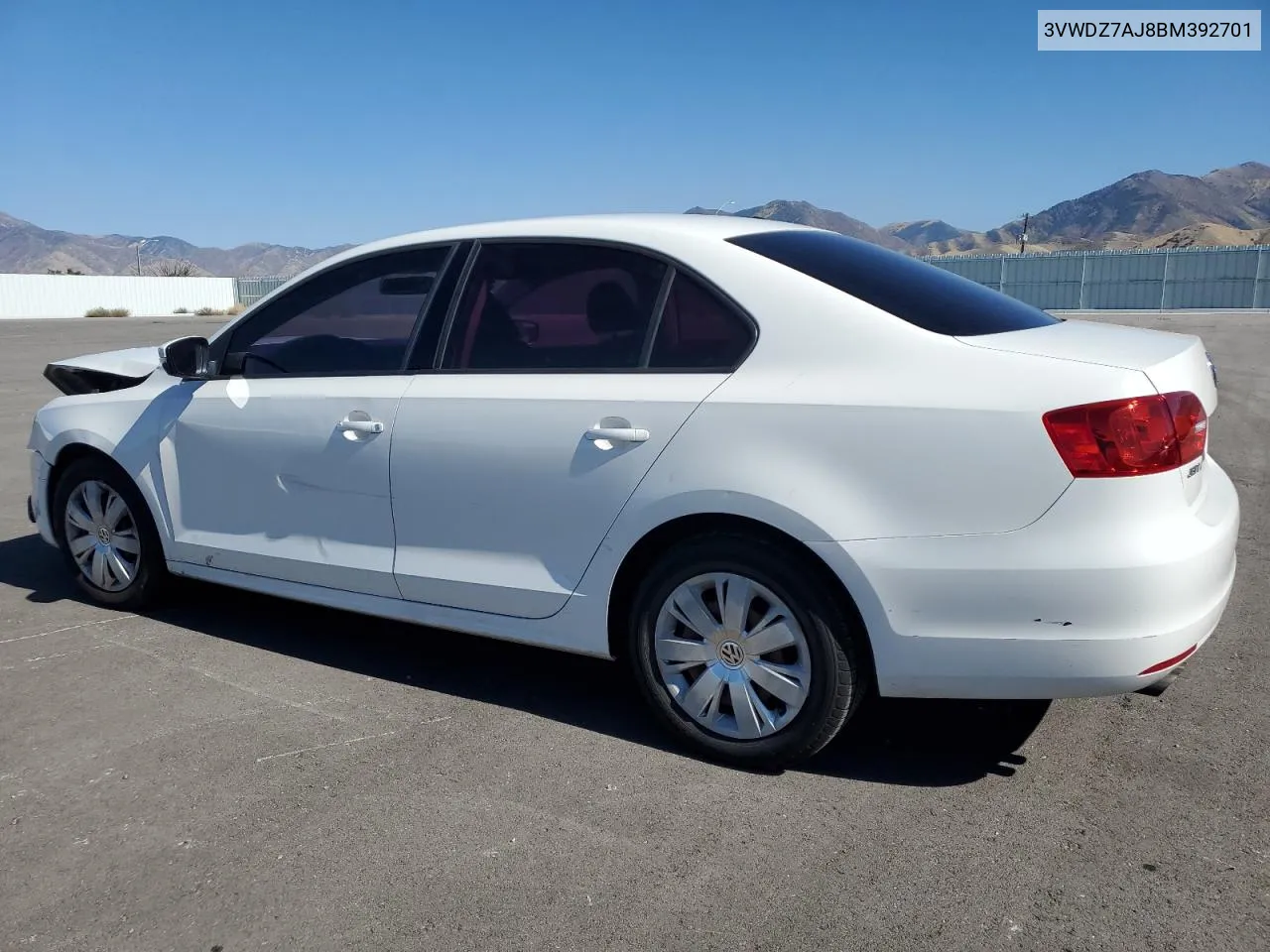 2011 Volkswagen Jetta Se VIN: 3VWDZ7AJ8BM392701 Lot: 73437314