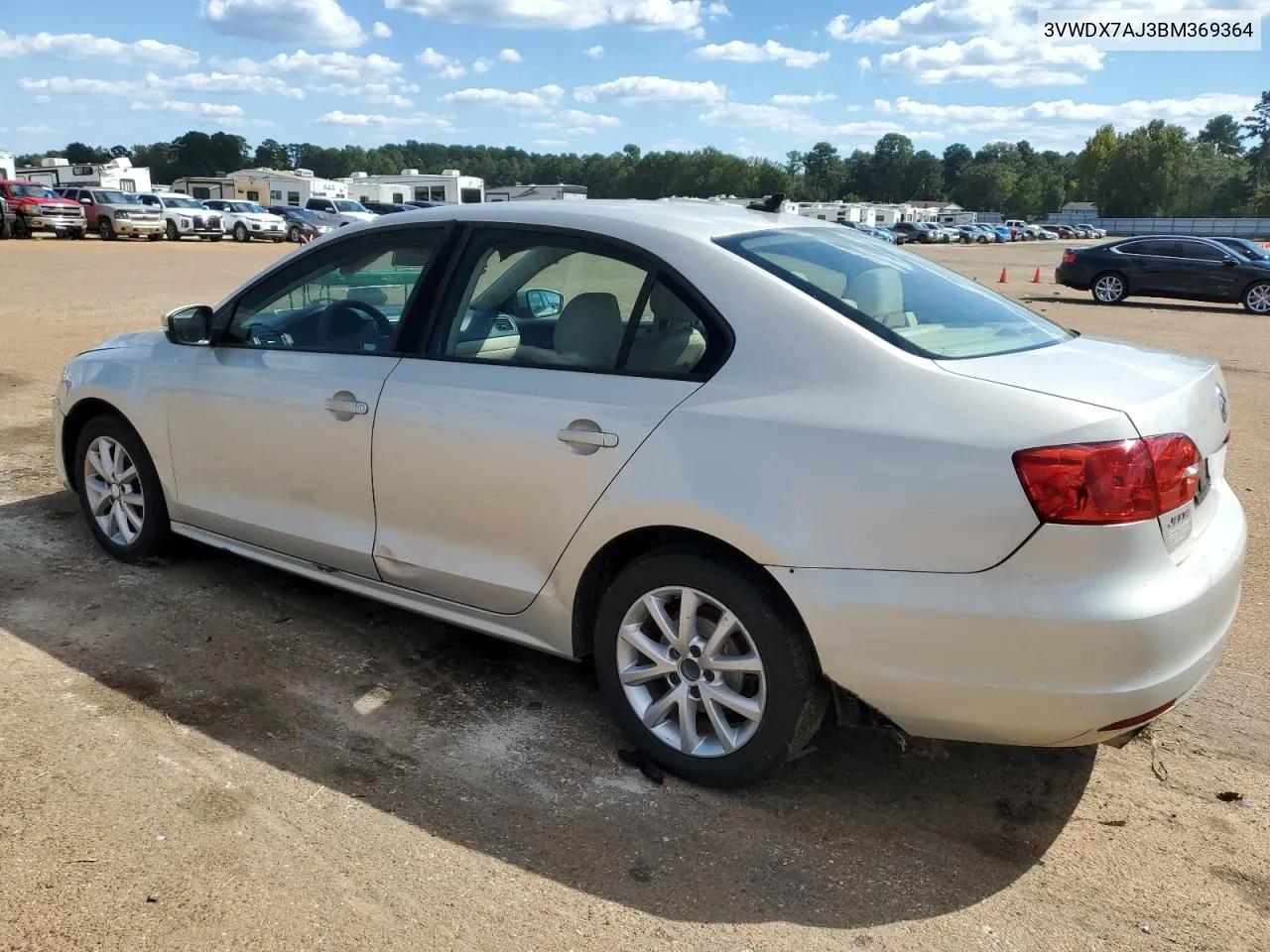 2011 Volkswagen Jetta Se VIN: 3VWDX7AJ3BM369364 Lot: 73516454