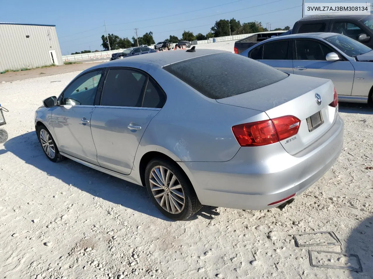 2011 Volkswagen Jetta Sel VIN: 3VWLZ7AJ3BM308134 Lot: 73793724