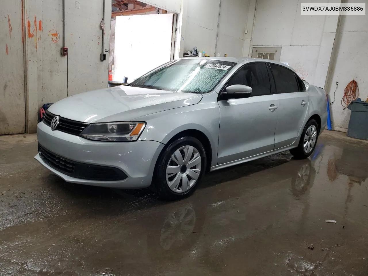 3VWDX7AJ0BM336886 2011 Volkswagen Jetta Se