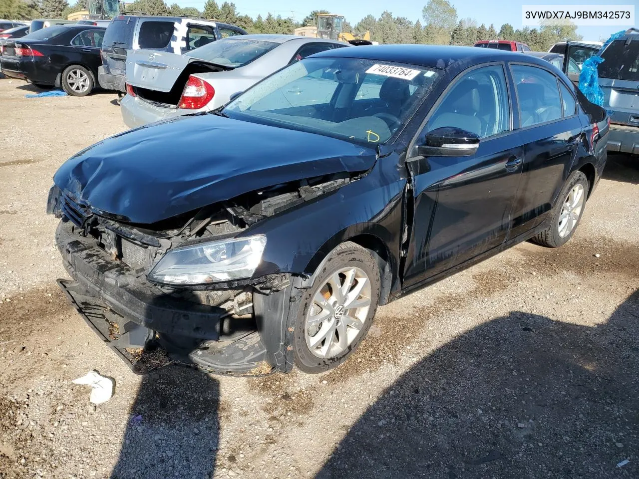 3VWDX7AJ9BM342573 2011 Volkswagen Jetta Se