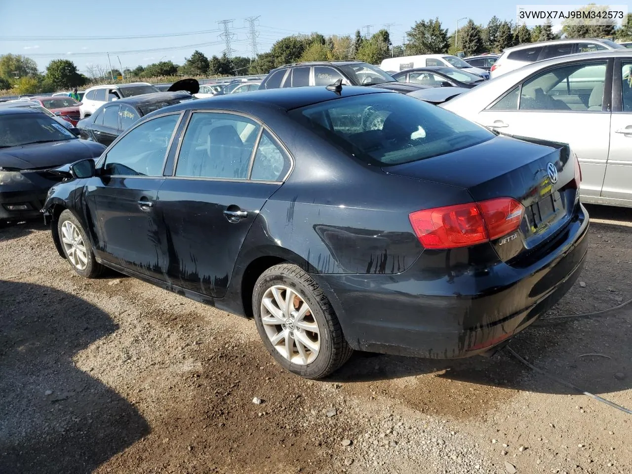 3VWDX7AJ9BM342573 2011 Volkswagen Jetta Se