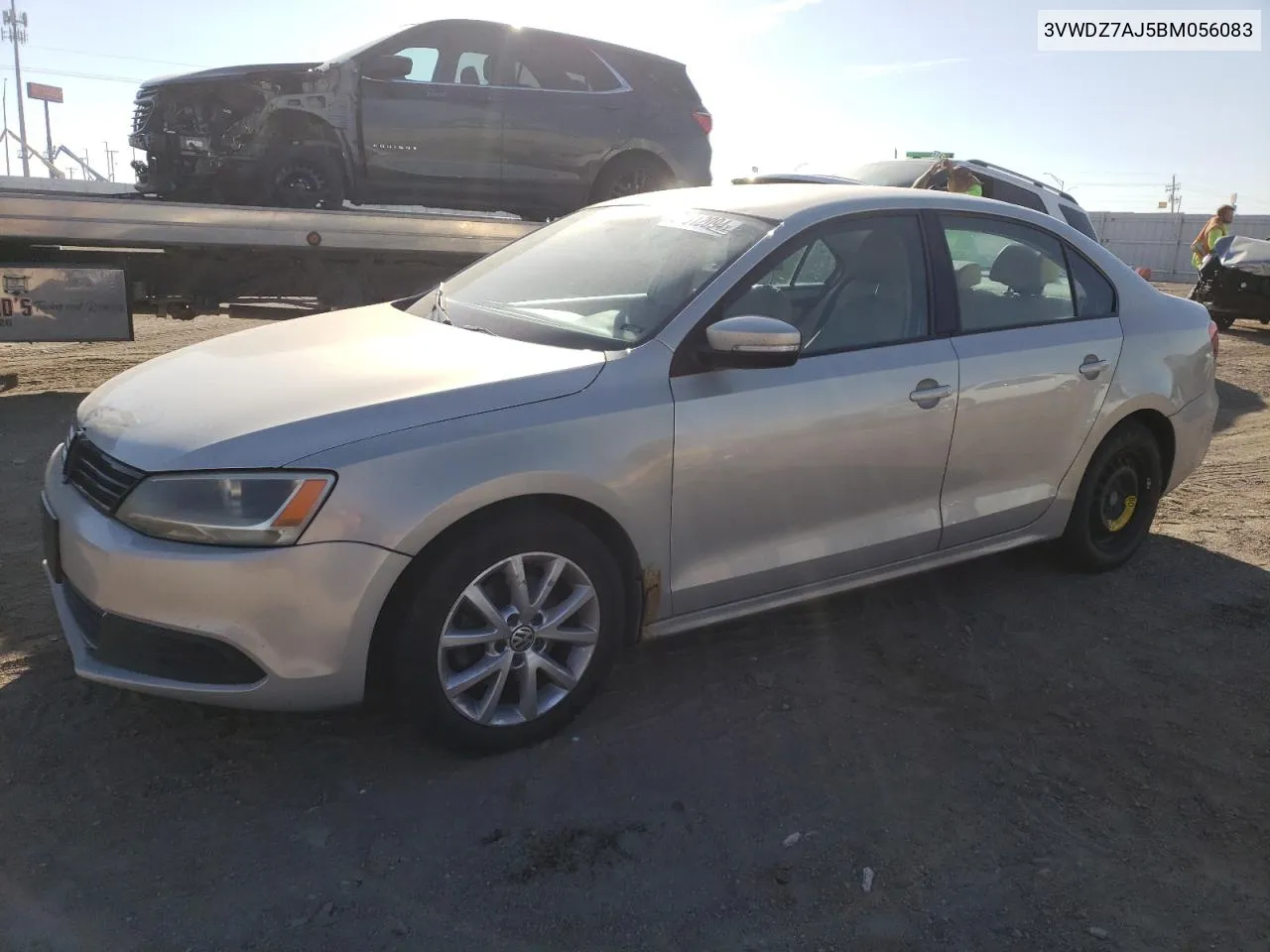 2011 Volkswagen Jetta Se VIN: 3VWDZ7AJ5BM056083 Lot: 74312094