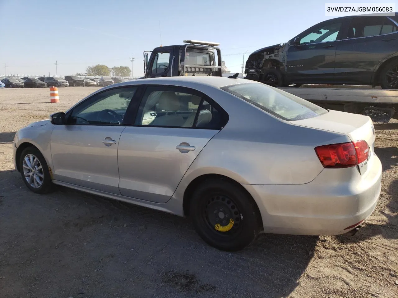 2011 Volkswagen Jetta Se VIN: 3VWDZ7AJ5BM056083 Lot: 74312094