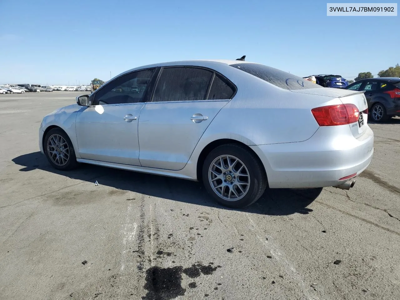 2011 Volkswagen Jetta Tdi VIN: 3VWLL7AJ7BM091902 Lot: 74318054