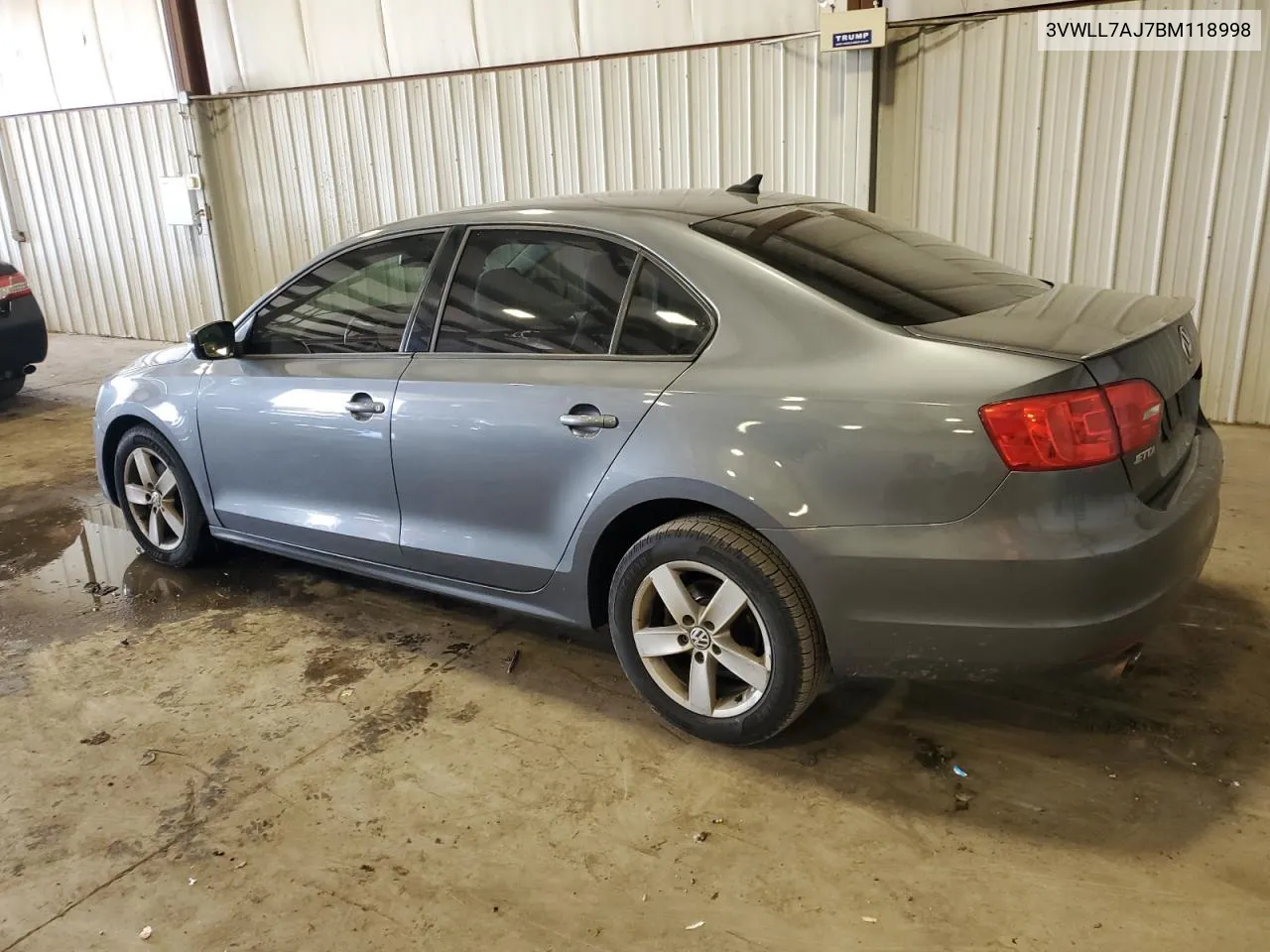 2011 Volkswagen Jetta Tdi VIN: 3VWLL7AJ7BM118998 Lot: 74421784