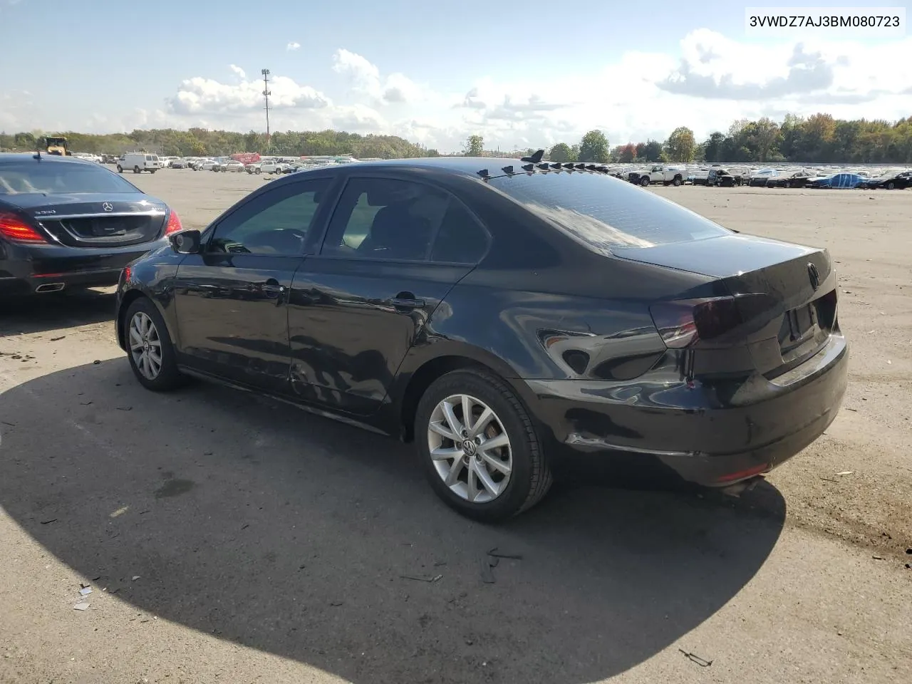 3VWDZ7AJ3BM080723 2011 Volkswagen Jetta Se