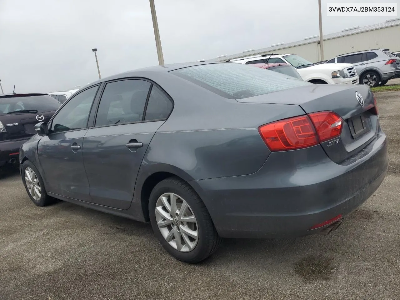 2011 Volkswagen Jetta Se VIN: 3VWDX7AJ2BM353124 Lot: 74736464