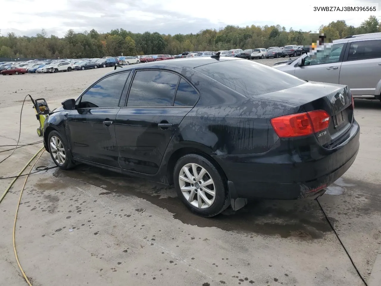 2011 Volkswagen Jetta Se VIN: 3VWBZ7AJ3BM396565 Lot: 74835654