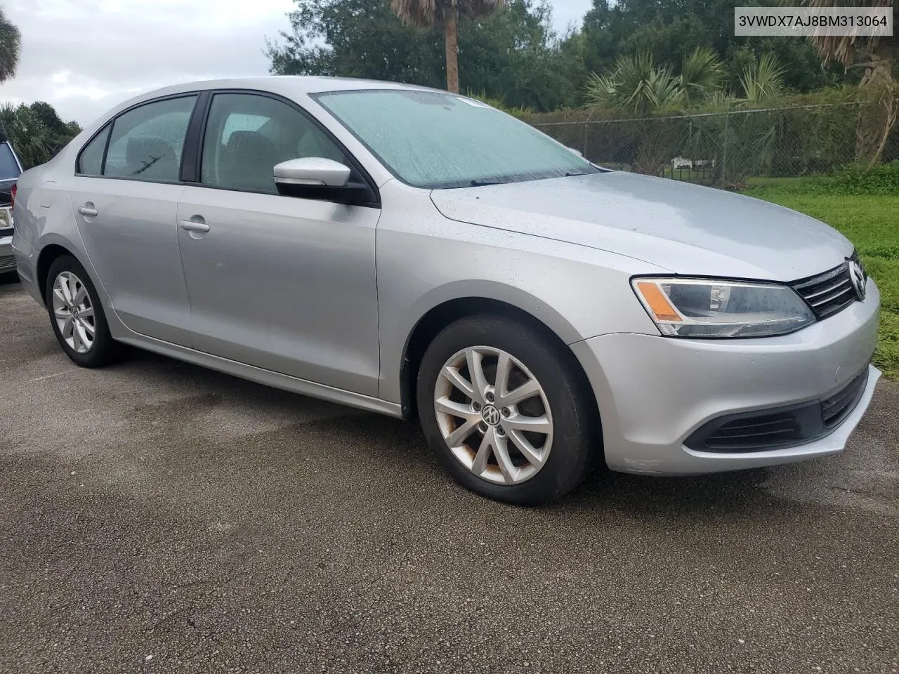 2011 Volkswagen Jetta Se VIN: 3VWDX7AJ8BM313064 Lot: 75086764