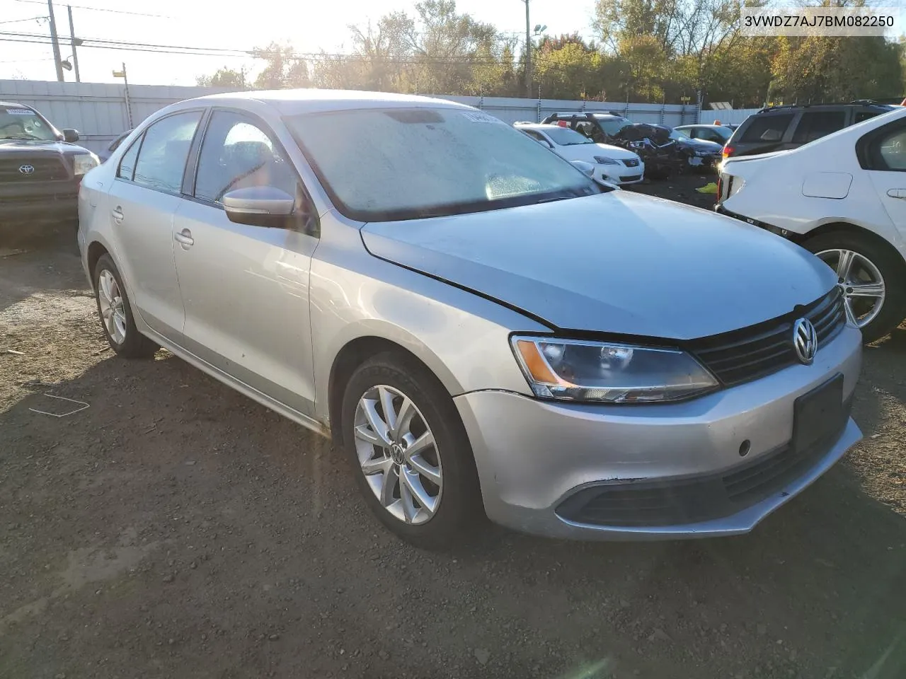 2011 Volkswagen Jetta Se VIN: 3VWDZ7AJ7BM082250 Lot: 76488124