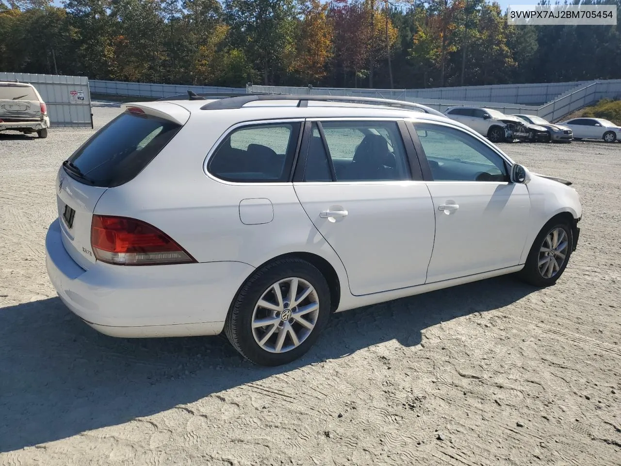 2011 Volkswagen Jetta S VIN: 3VWPX7AJ2BM705454 Lot: 76919254