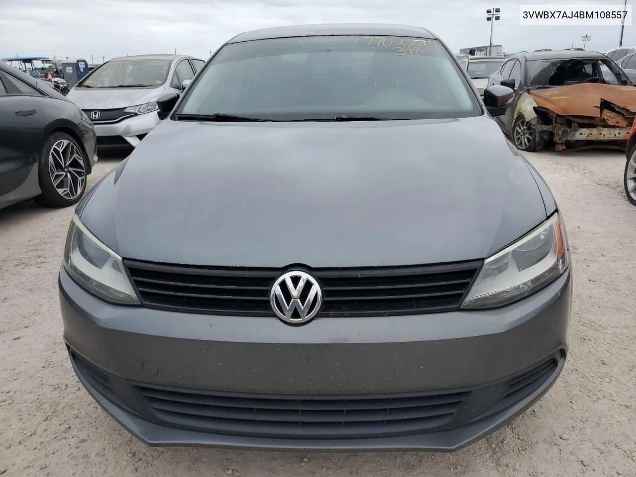 2011 Volkswagen Jetta Se VIN: 3VWBX7AJ4BM108557 Lot: 77023514