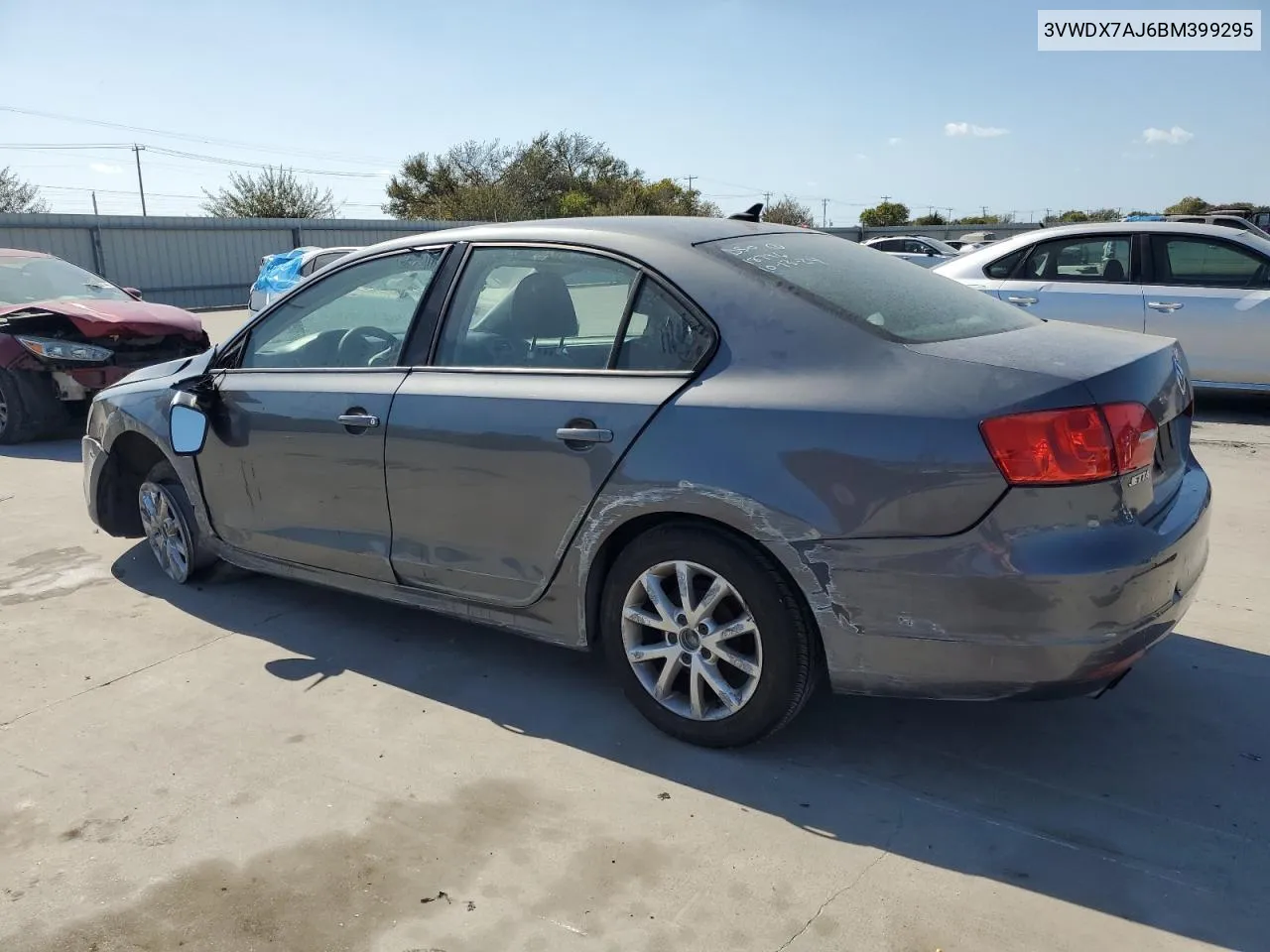 2011 Volkswagen Jetta Se VIN: 3VWDX7AJ6BM399295 Lot: 77258854