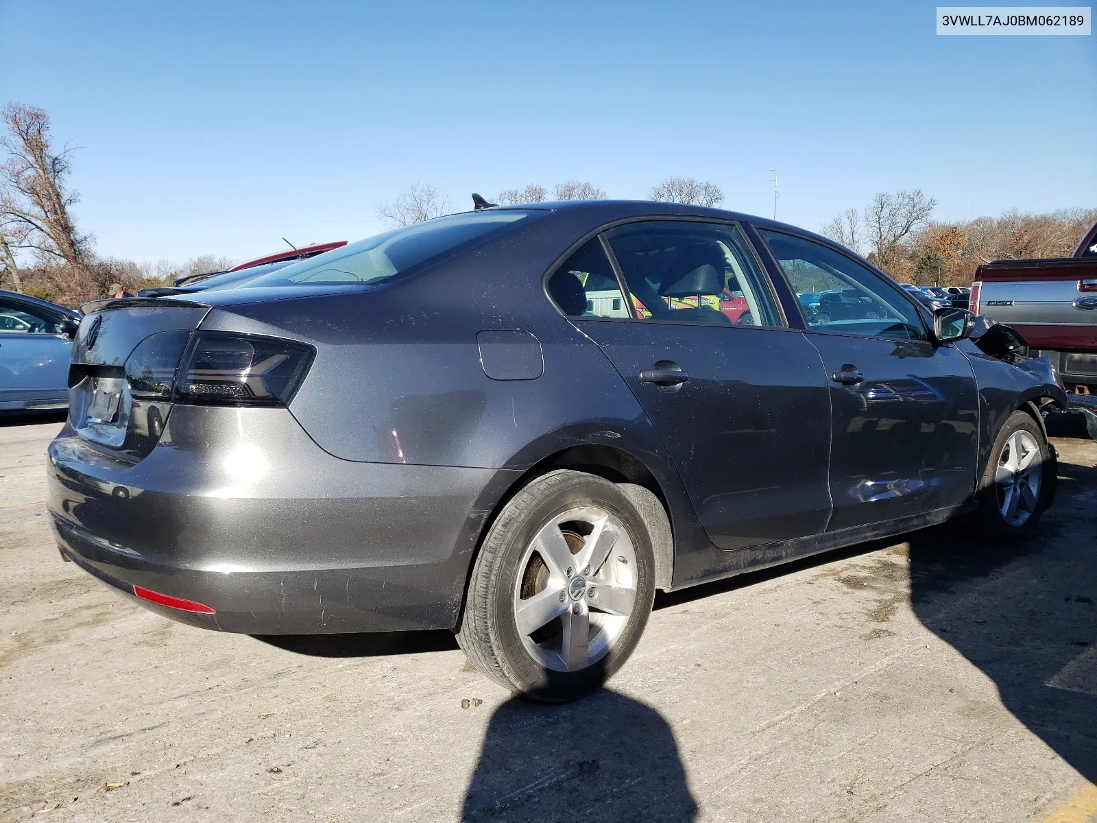 2011 Volkswagen Jetta Tdi VIN: 3VWLL7AJ0BM062189 Lot: 77361863