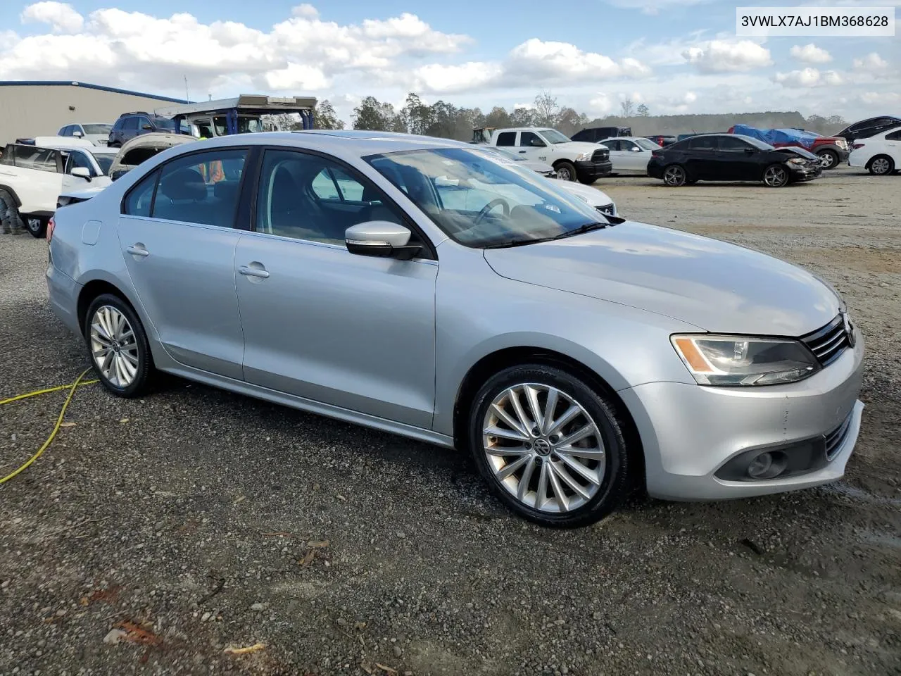 2011 Volkswagen Jetta Sel VIN: 3VWLX7AJ1BM368628 Lot: 77565664