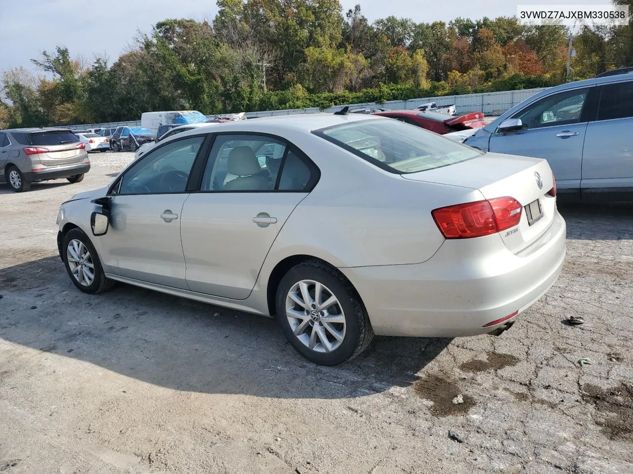 2011 Volkswagen Jetta Se VIN: 3VWDZ7AJXBM330538 Lot: 77990994