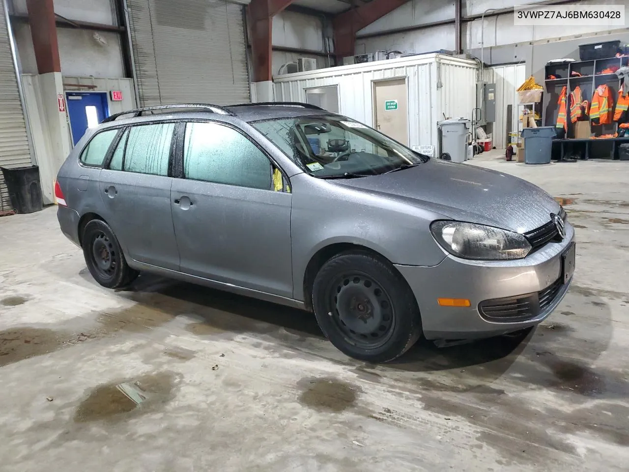 2011 Volkswagen Jetta S VIN: 3VWPZ7AJ6BM630428 Lot: 78326934