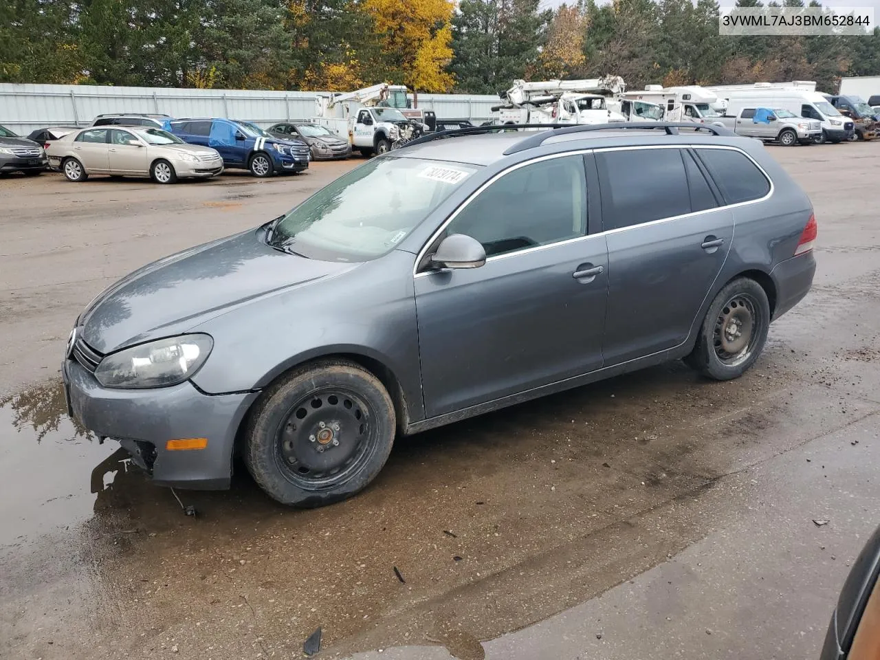 2011 Volkswagen Jetta Tdi VIN: 3VWML7AJ3BM652844 Lot: 78379774