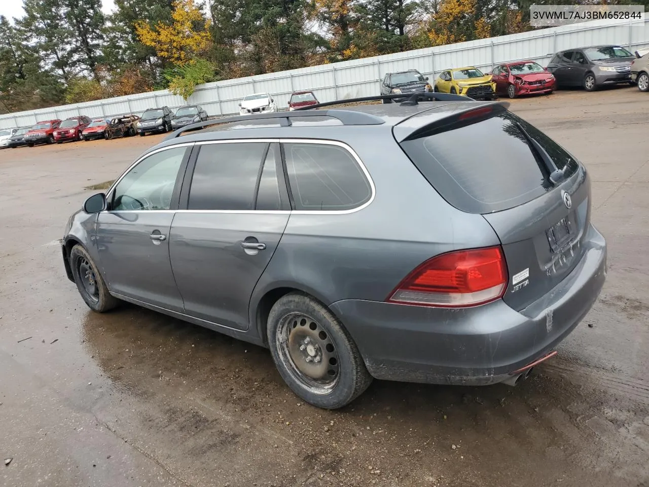 2011 Volkswagen Jetta Tdi VIN: 3VWML7AJ3BM652844 Lot: 78379774