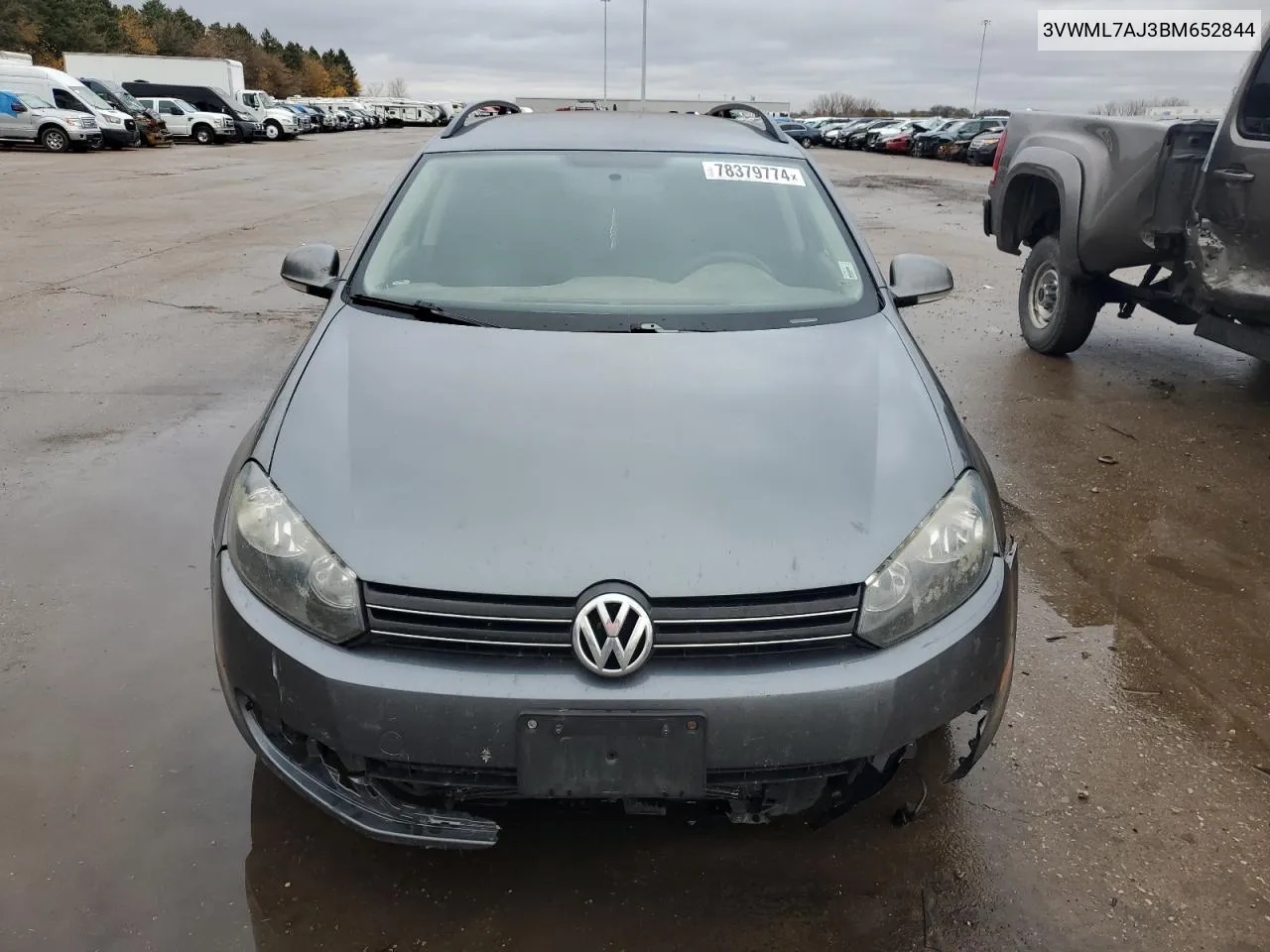 2011 Volkswagen Jetta Tdi VIN: 3VWML7AJ3BM652844 Lot: 78379774