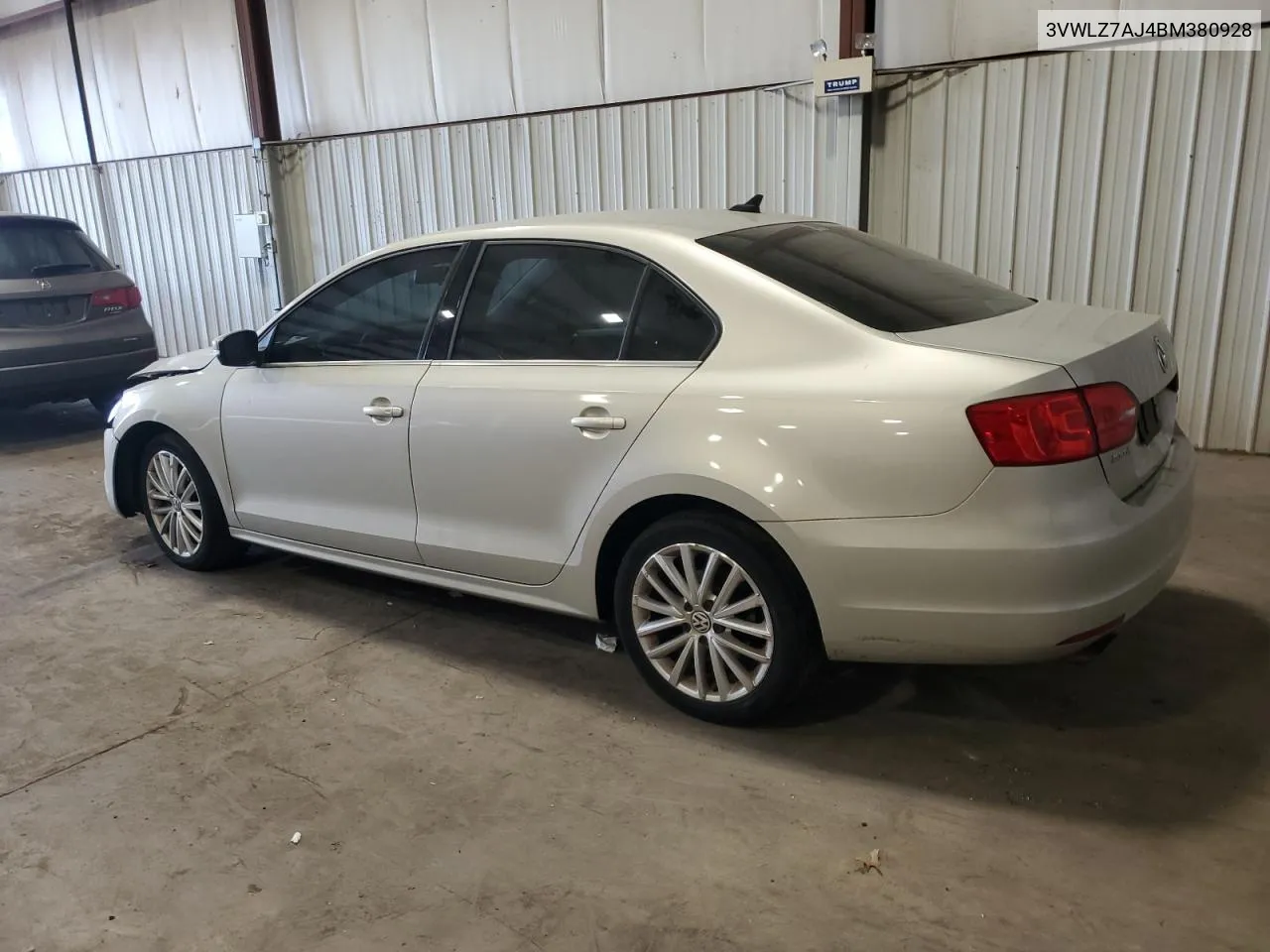 2011 Volkswagen Jetta Sel VIN: 3VWLZ7AJ4BM380928 Lot: 78850574