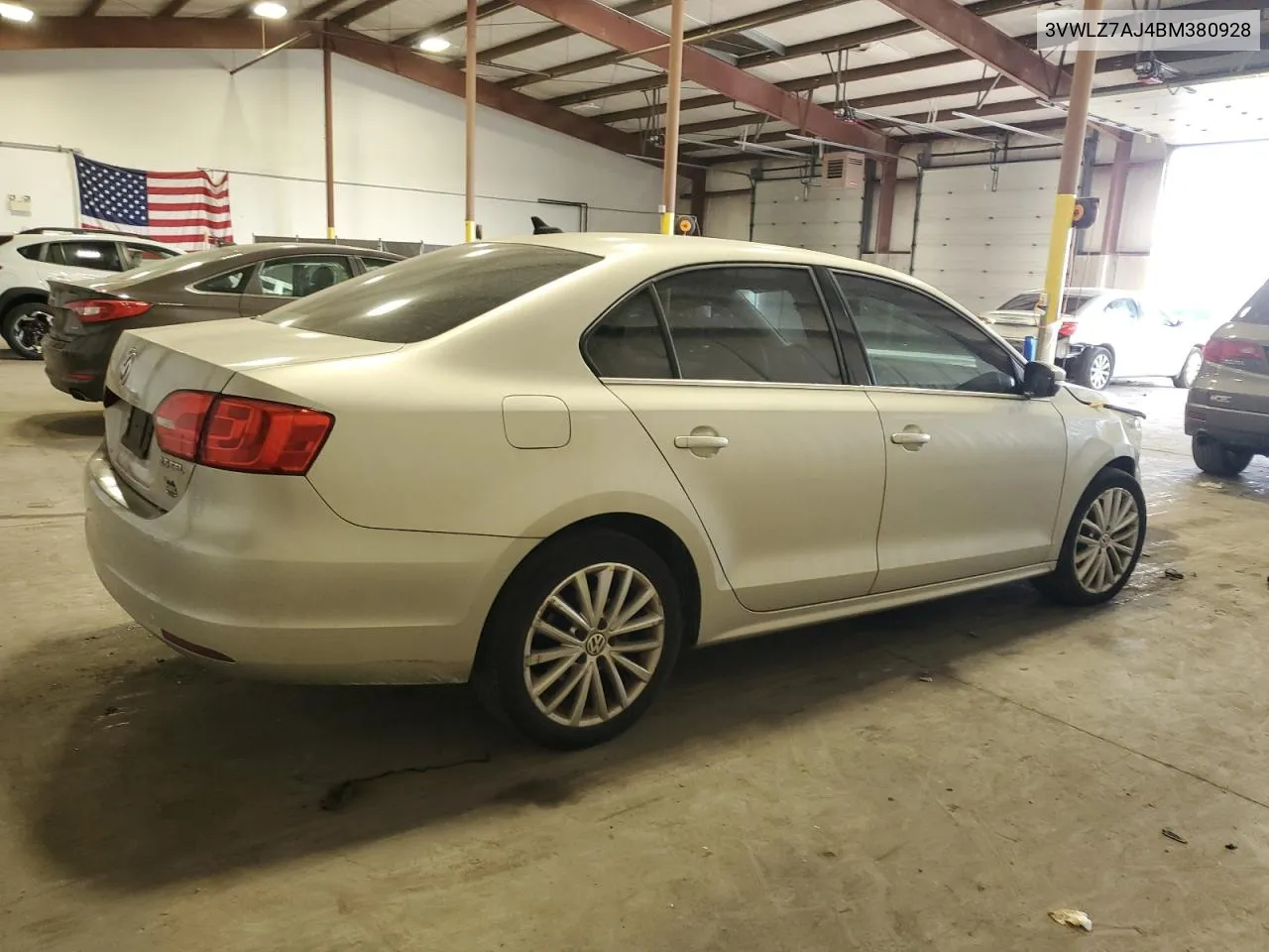 2011 Volkswagen Jetta Sel VIN: 3VWLZ7AJ4BM380928 Lot: 78850574