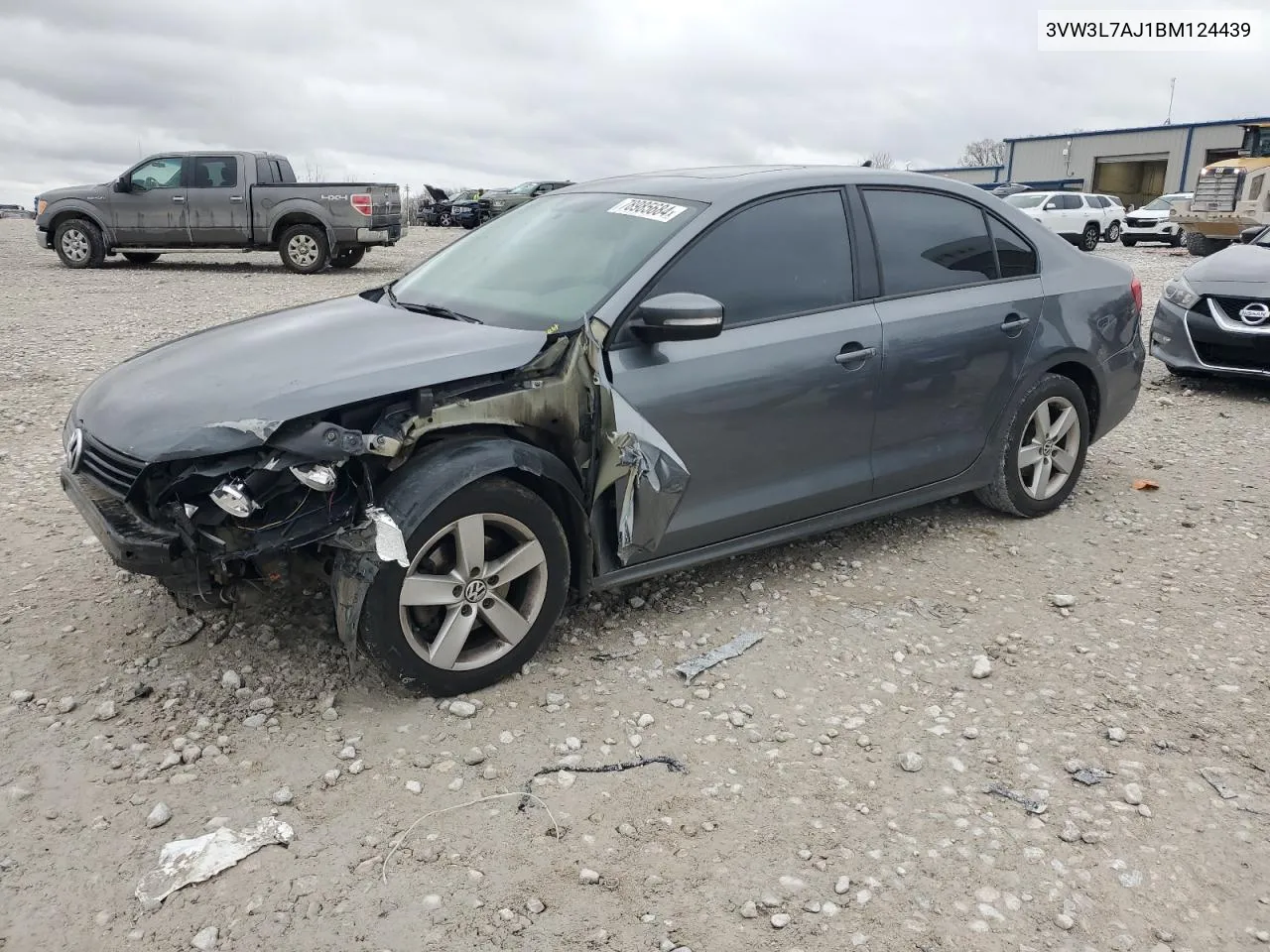 2011 Volkswagen Jetta Tdi VIN: 3VW3L7AJ1BM124439 Lot: 78985684