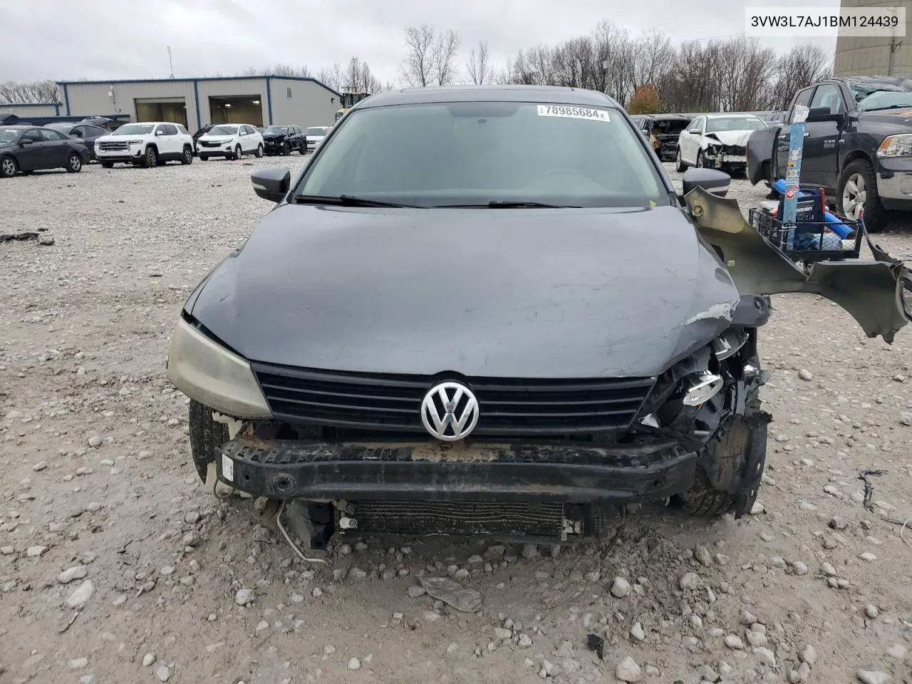 2011 Volkswagen Jetta Tdi VIN: 3VW3L7AJ1BM124439 Lot: 78985684