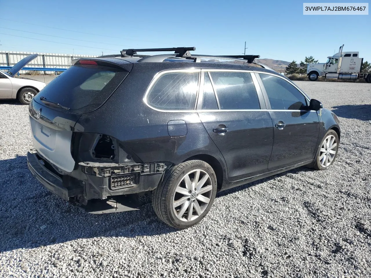 2011 Volkswagen Jetta Tdi VIN: 3VWPL7AJ2BM676467 Lot: 79311344