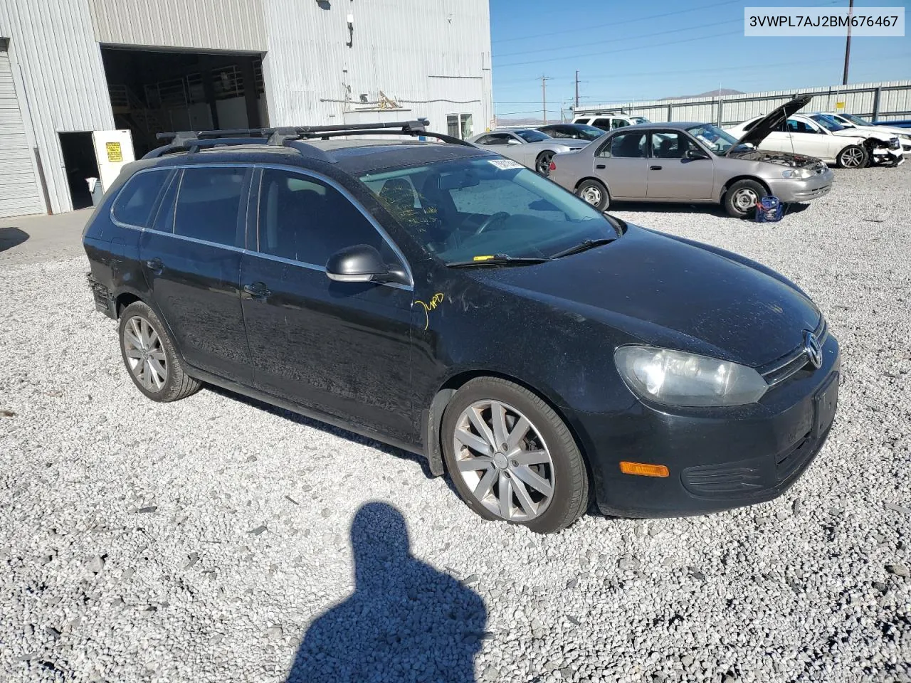 2011 Volkswagen Jetta Tdi VIN: 3VWPL7AJ2BM676467 Lot: 79311344