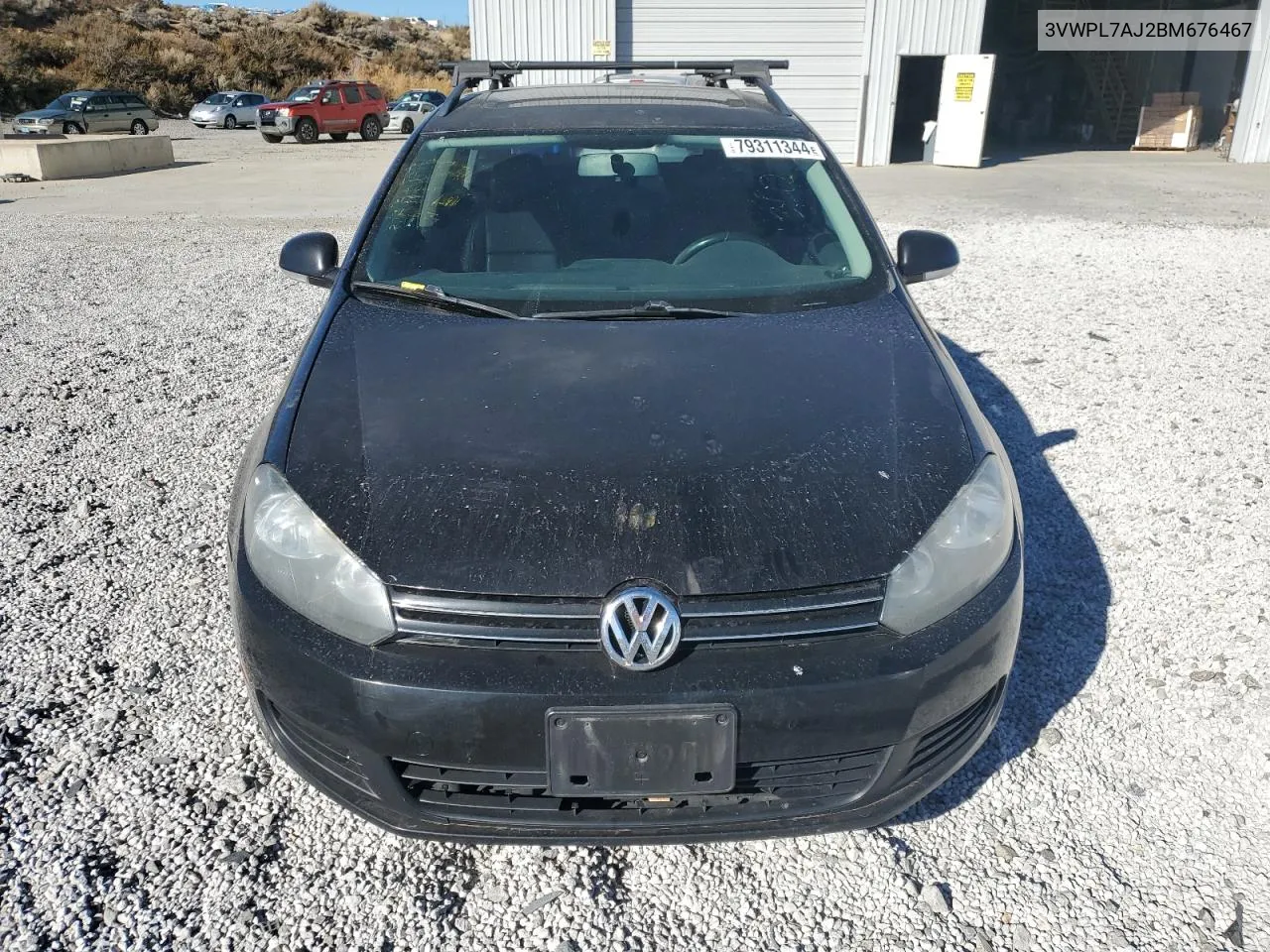 2011 Volkswagen Jetta Tdi VIN: 3VWPL7AJ2BM676467 Lot: 79311344