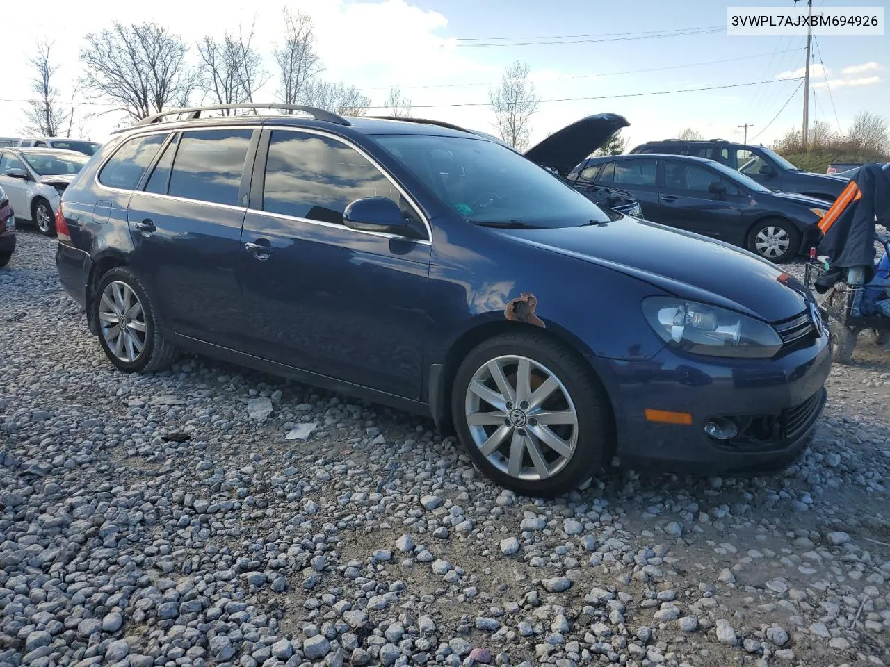 2011 Volkswagen Jetta Tdi VIN: 3VWPL7AJXBM694926 Lot: 79515664