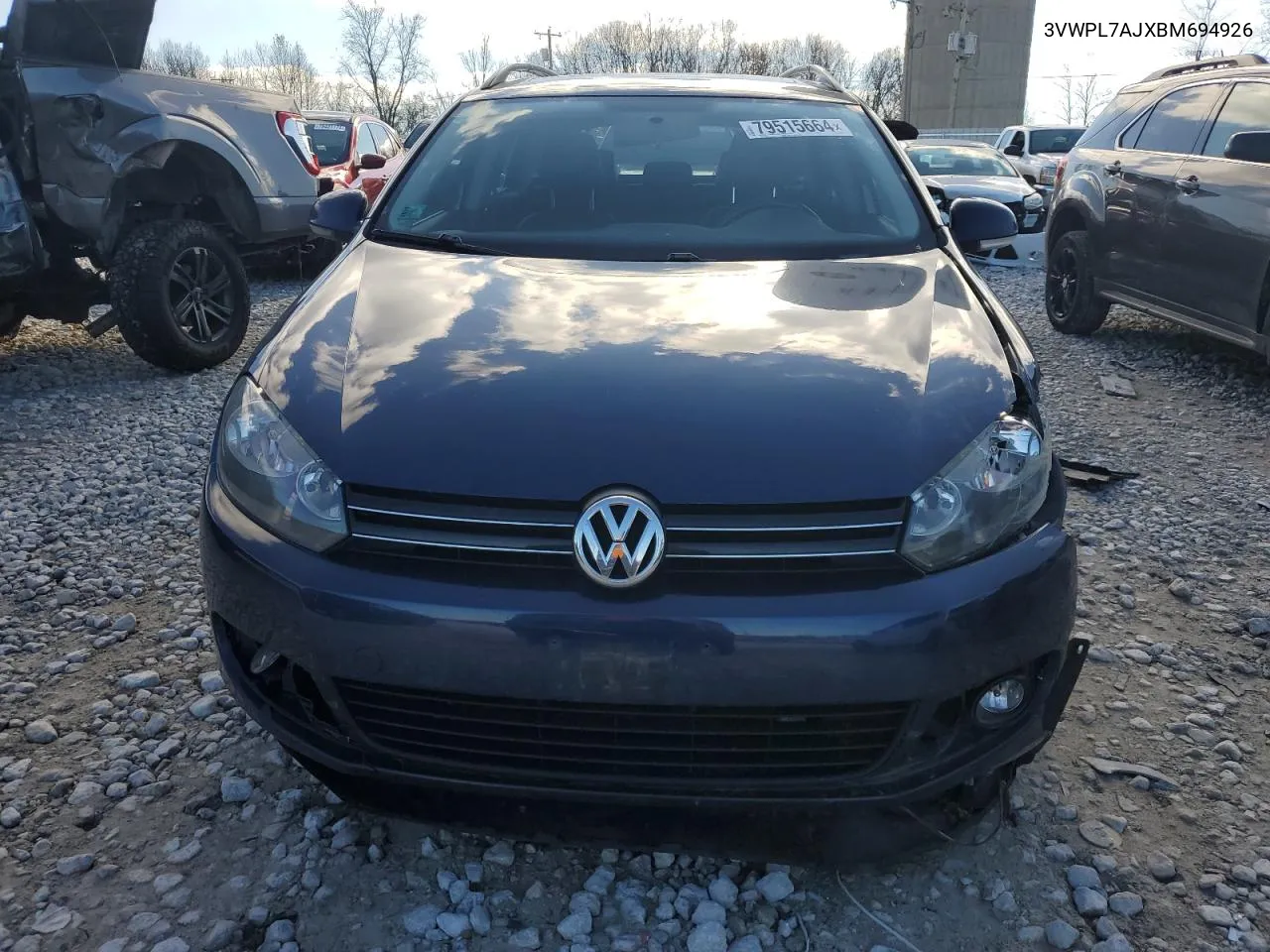 2011 Volkswagen Jetta Tdi VIN: 3VWPL7AJXBM694926 Lot: 79515664