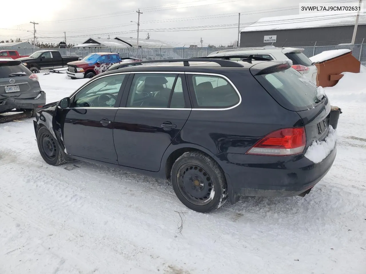 2012 Volkswagen Jetta Tdi VIN: 3VWPL7AJ9CM702631 Lot: 42639694