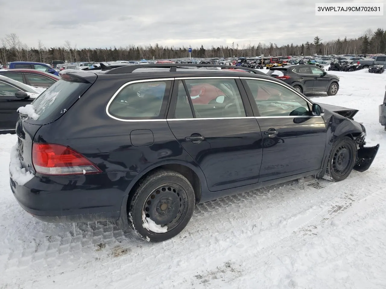 2012 Volkswagen Jetta Tdi VIN: 3VWPL7AJ9CM702631 Lot: 42639694