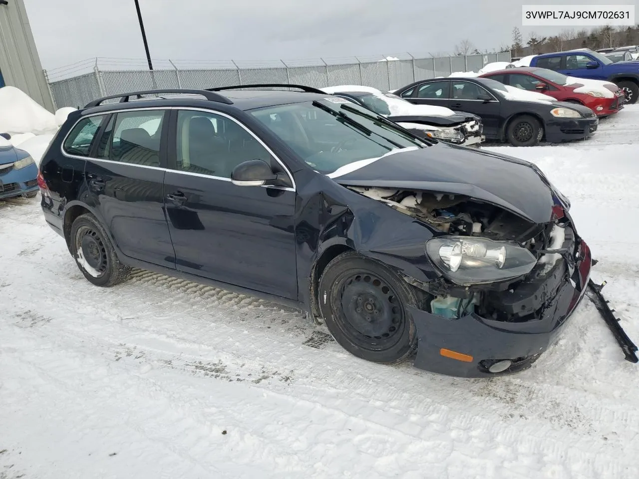 2012 Volkswagen Jetta Tdi VIN: 3VWPL7AJ9CM702631 Lot: 42639694