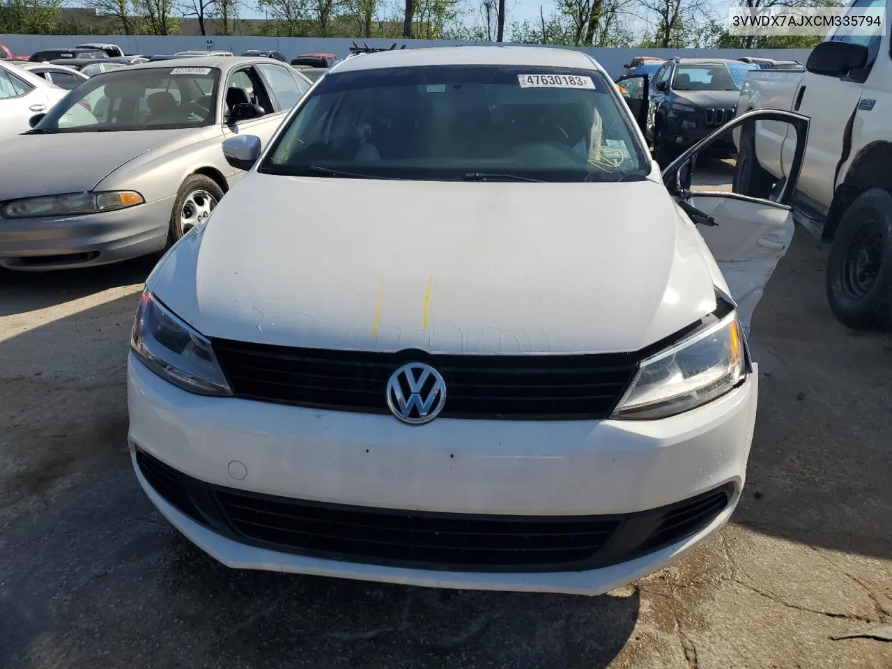 3VWDX7AJXCM335794 2012 Volkswagen Jetta Se