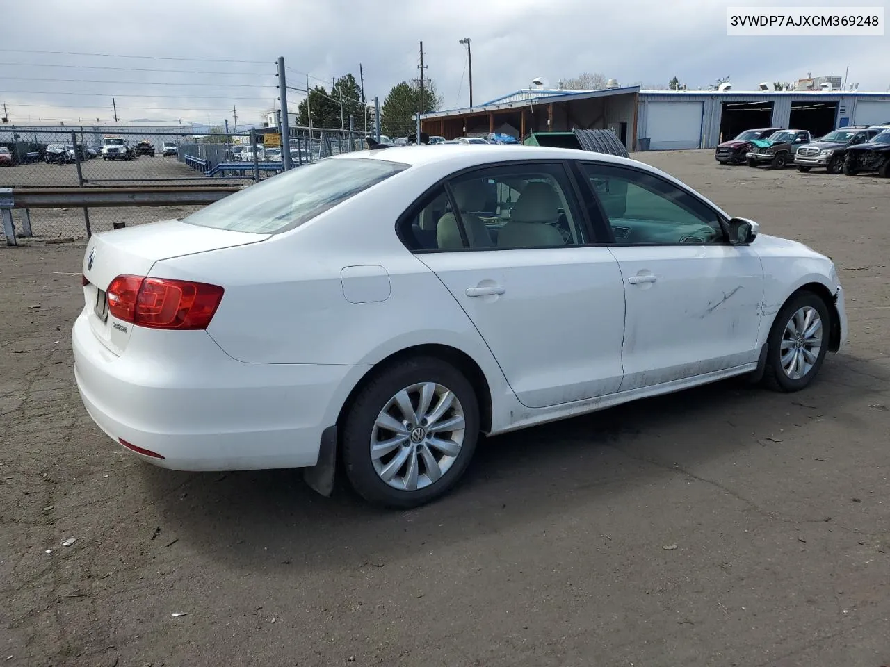 2012 Volkswagen Jetta Se VIN: 3VWDP7AJXCM369248 Lot: 52236084