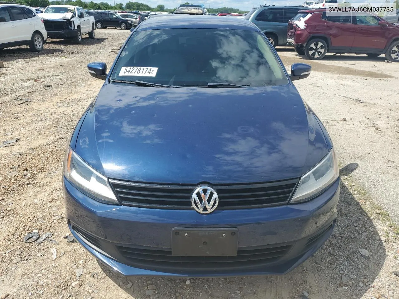 2012 Volkswagen Jetta Tdi VIN: 3VWLL7AJ6CM037735 Lot: 54278174