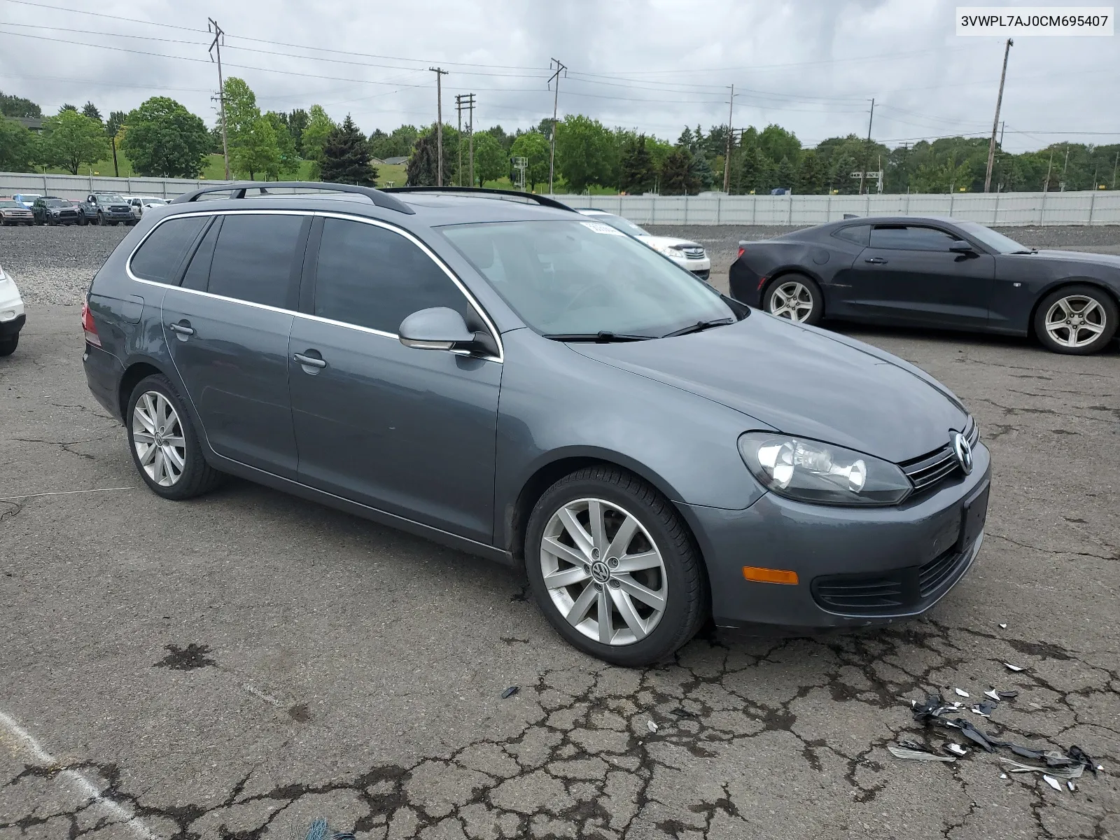 2012 Volkswagen Jetta Tdi VIN: 3VWPL7AJ0CM695407 Lot: 56066644