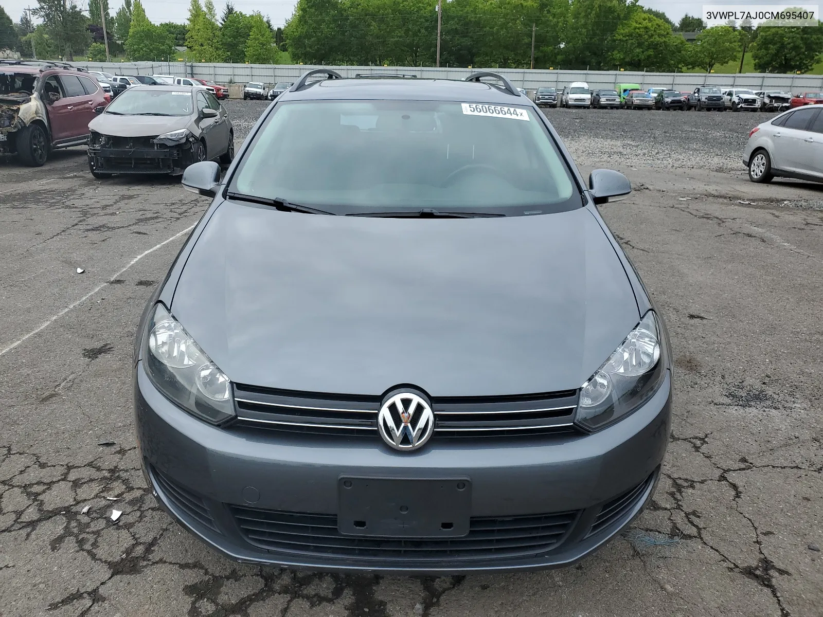 2012 Volkswagen Jetta Tdi VIN: 3VWPL7AJ0CM695407 Lot: 56066644