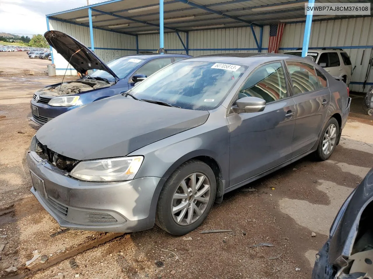 3VWBP7AJ8CM376108 2012 Volkswagen Jetta Se