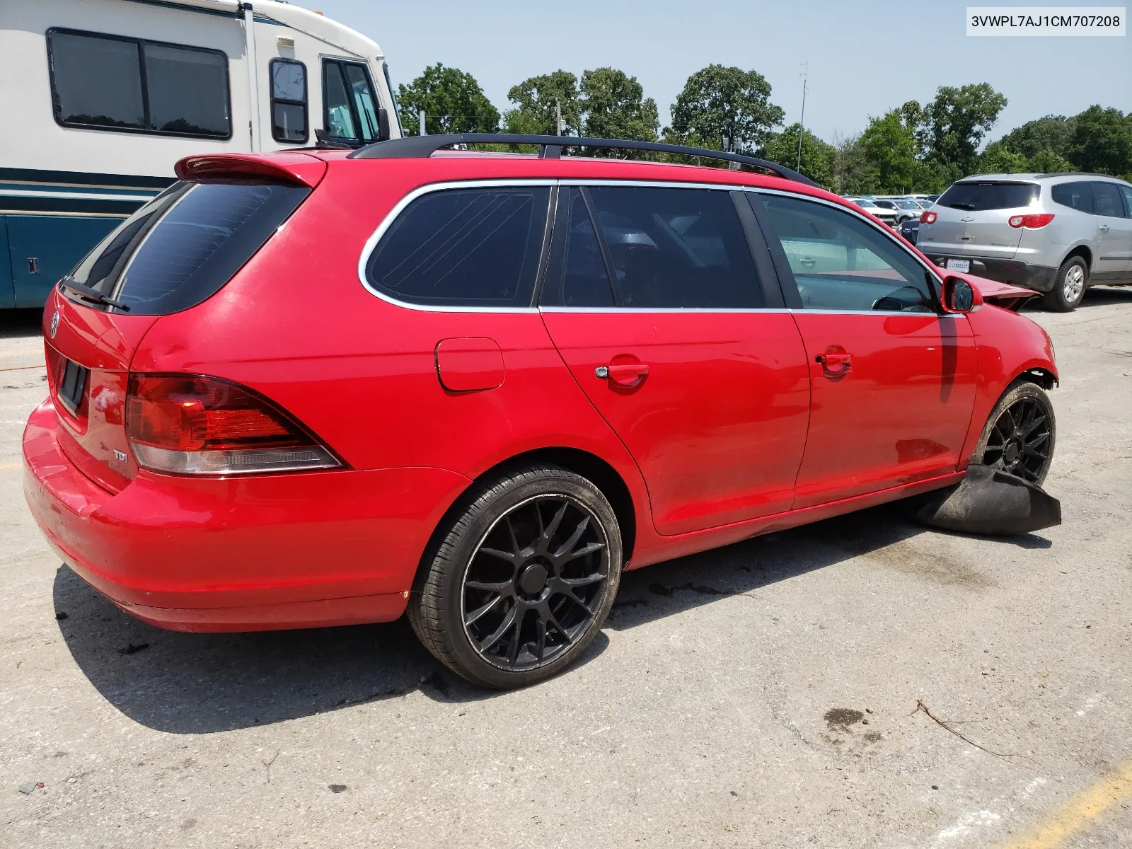 2012 Volkswagen Jetta Tdi VIN: 3VWPL7AJ1CM707208 Lot: 62716264